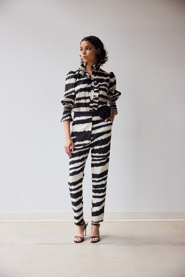 Frilled Button Down
