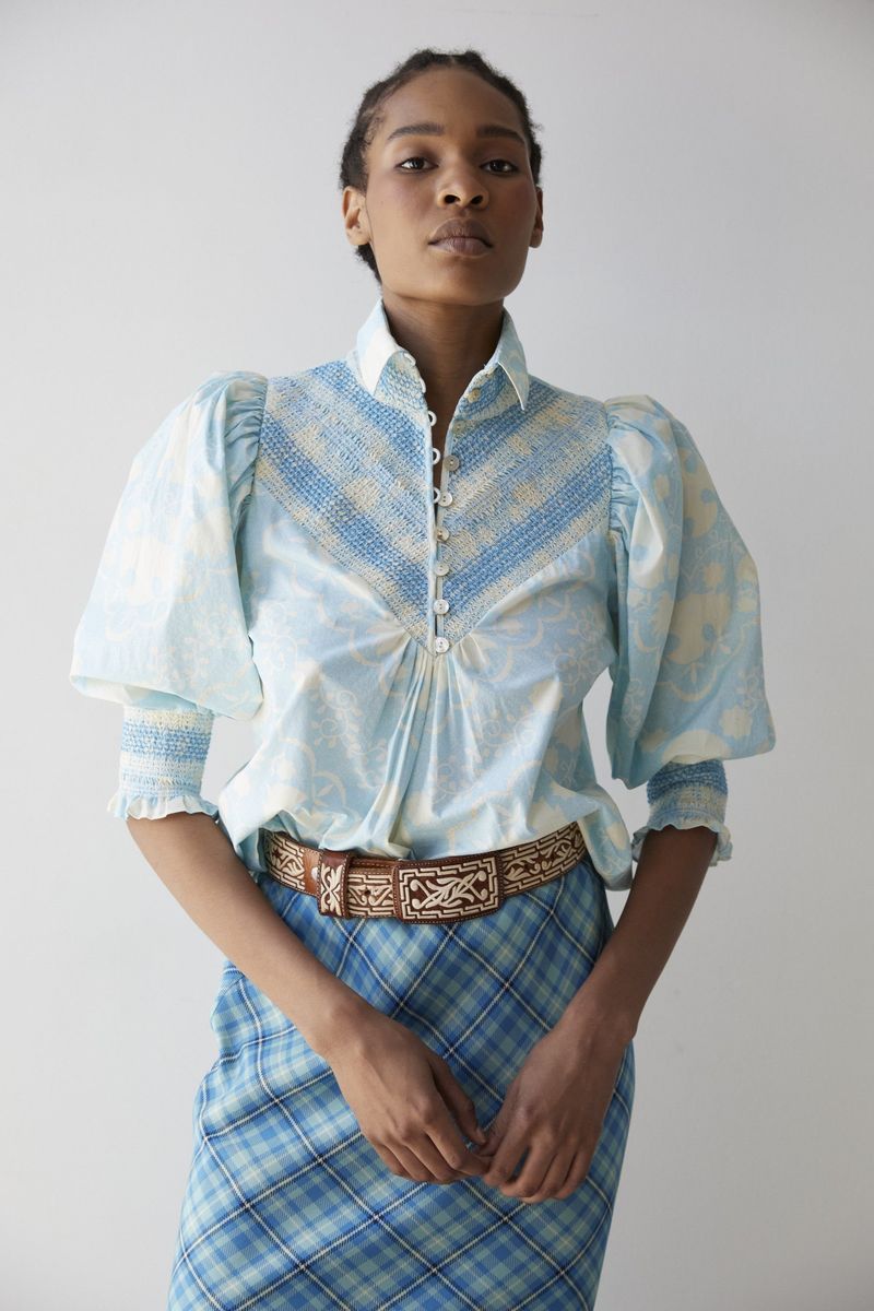 Smocked Shirt