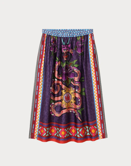 Vanessa Printed Midi Skirt