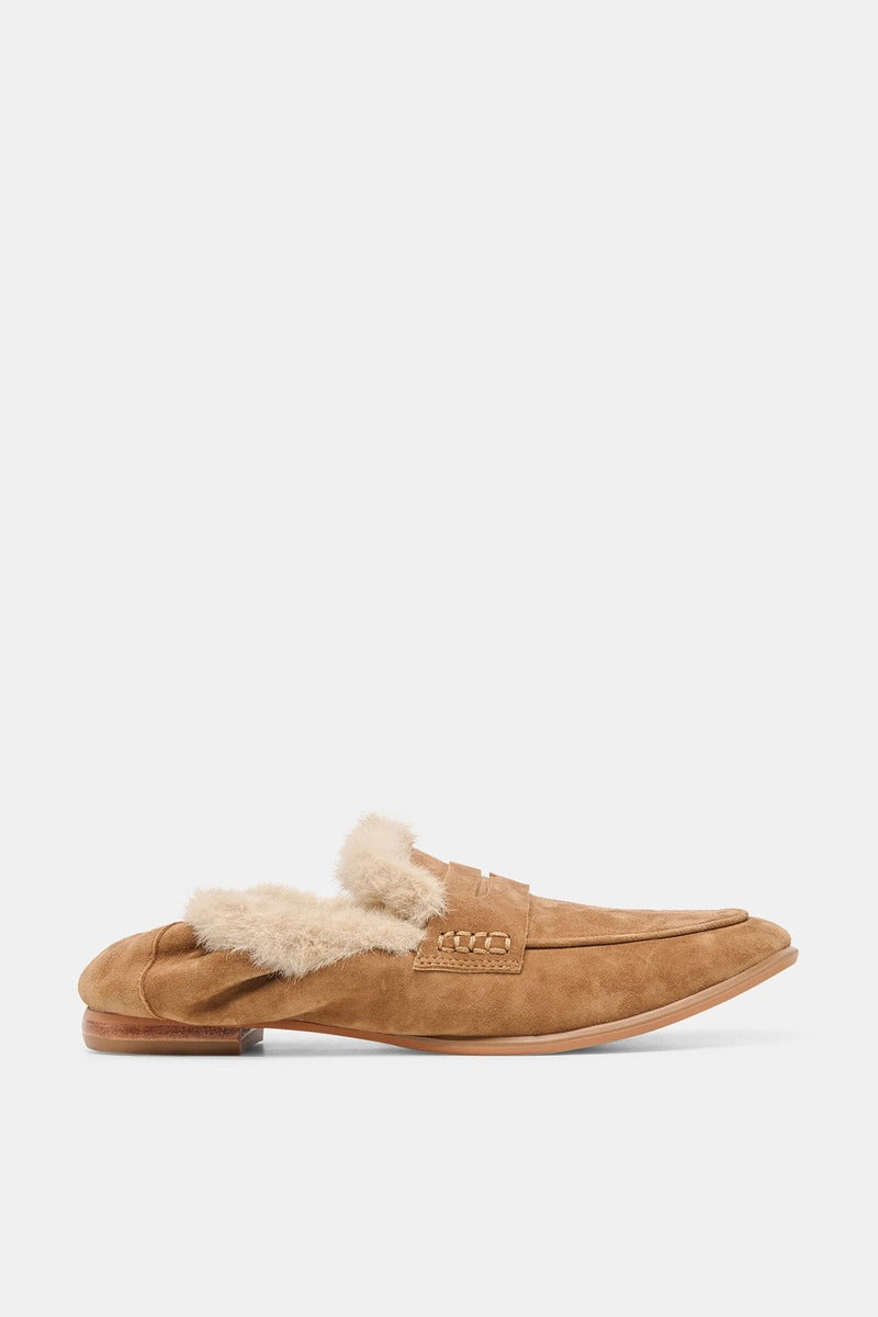 Dolce Vita Cloey Plush in Light Brown Suede