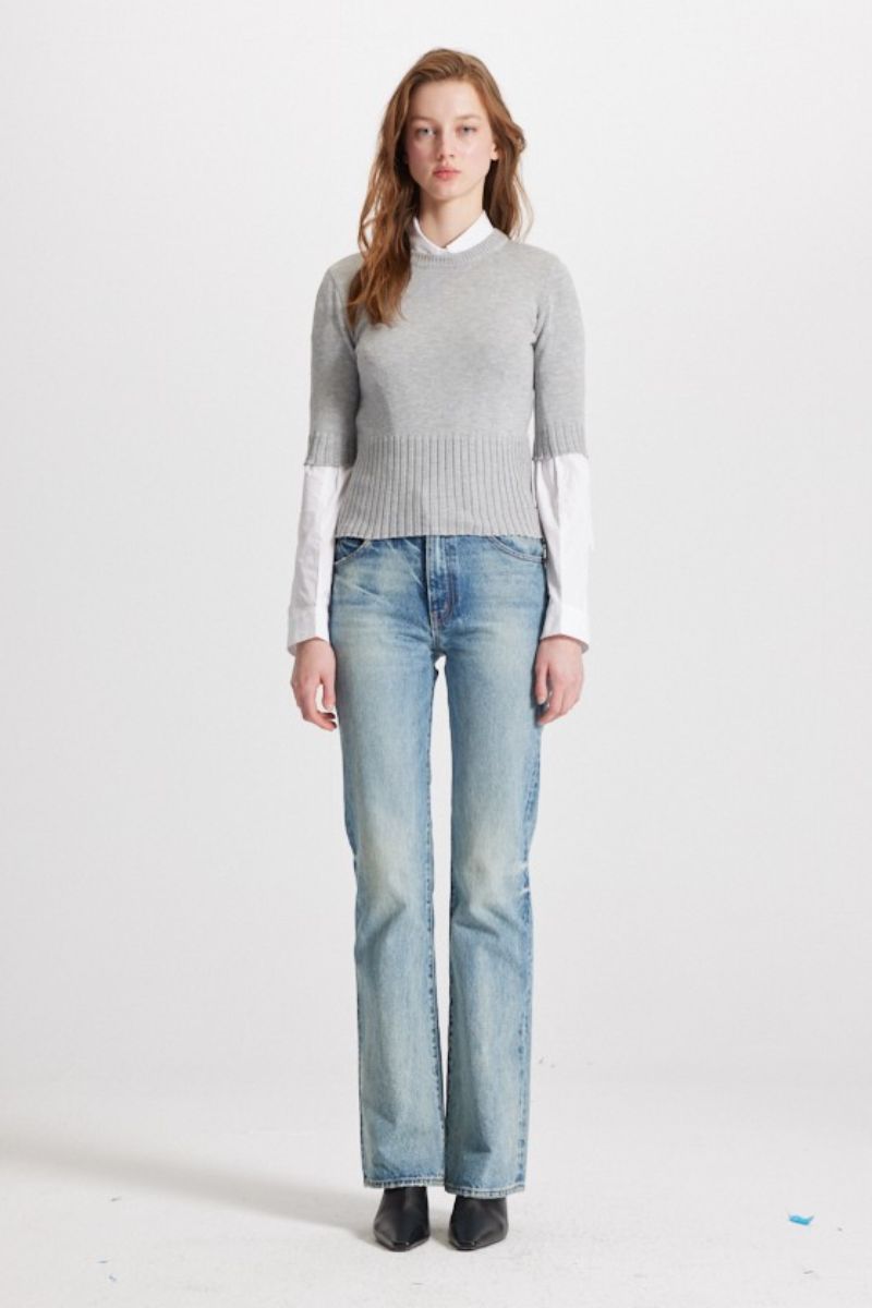 Echo Ruched Sleeve Shirt