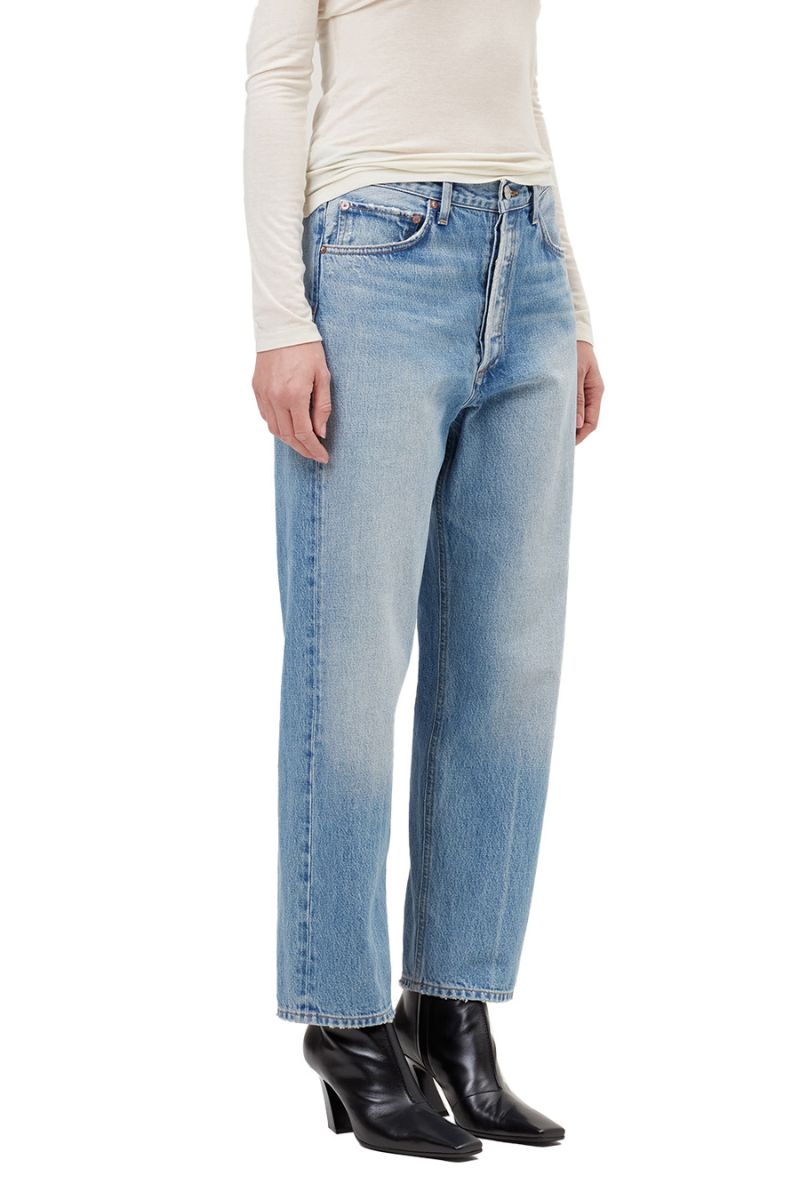 90's Crop Loose Straight Jean
