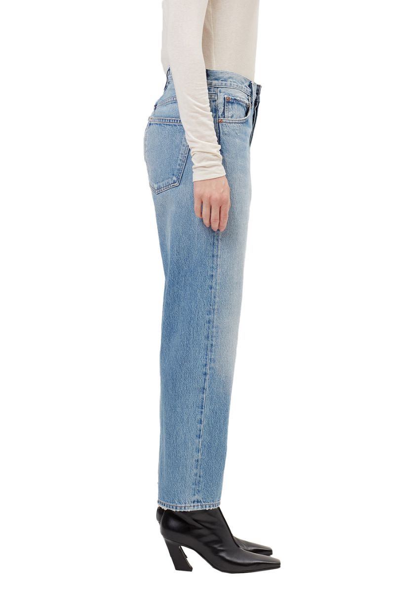 90's Crop Loose Straight Jean