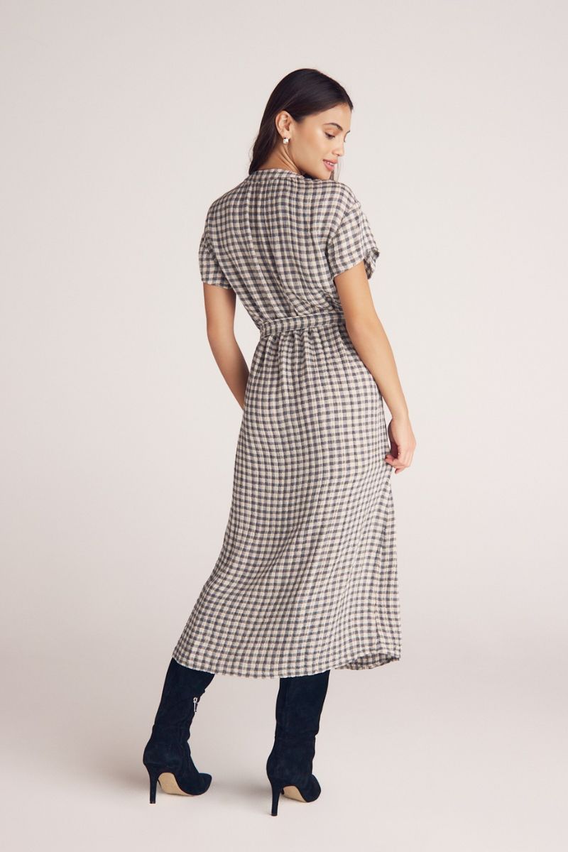Cap Sleeve Maxi Shirt Dress