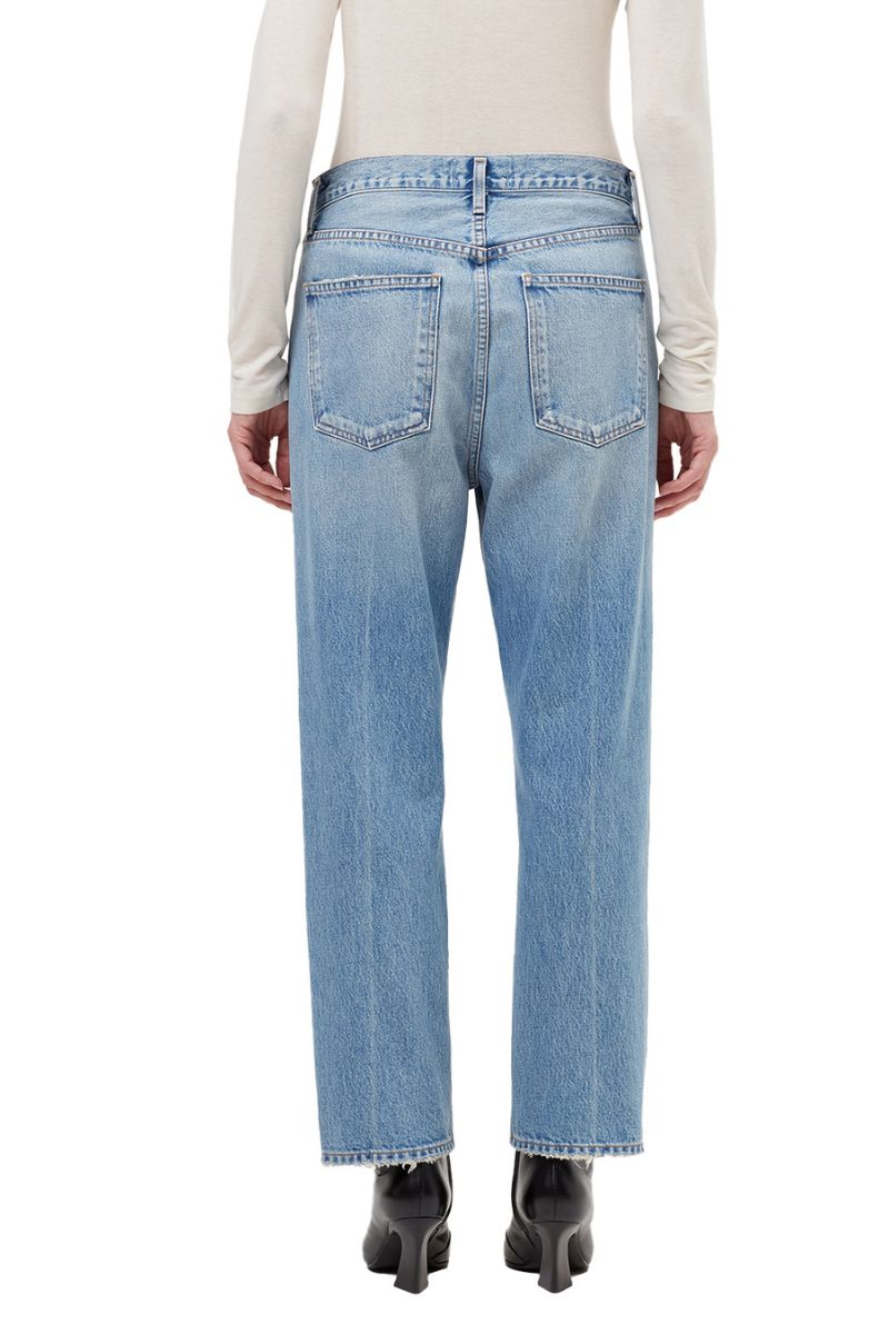 90's Crop Loose Straight Jean