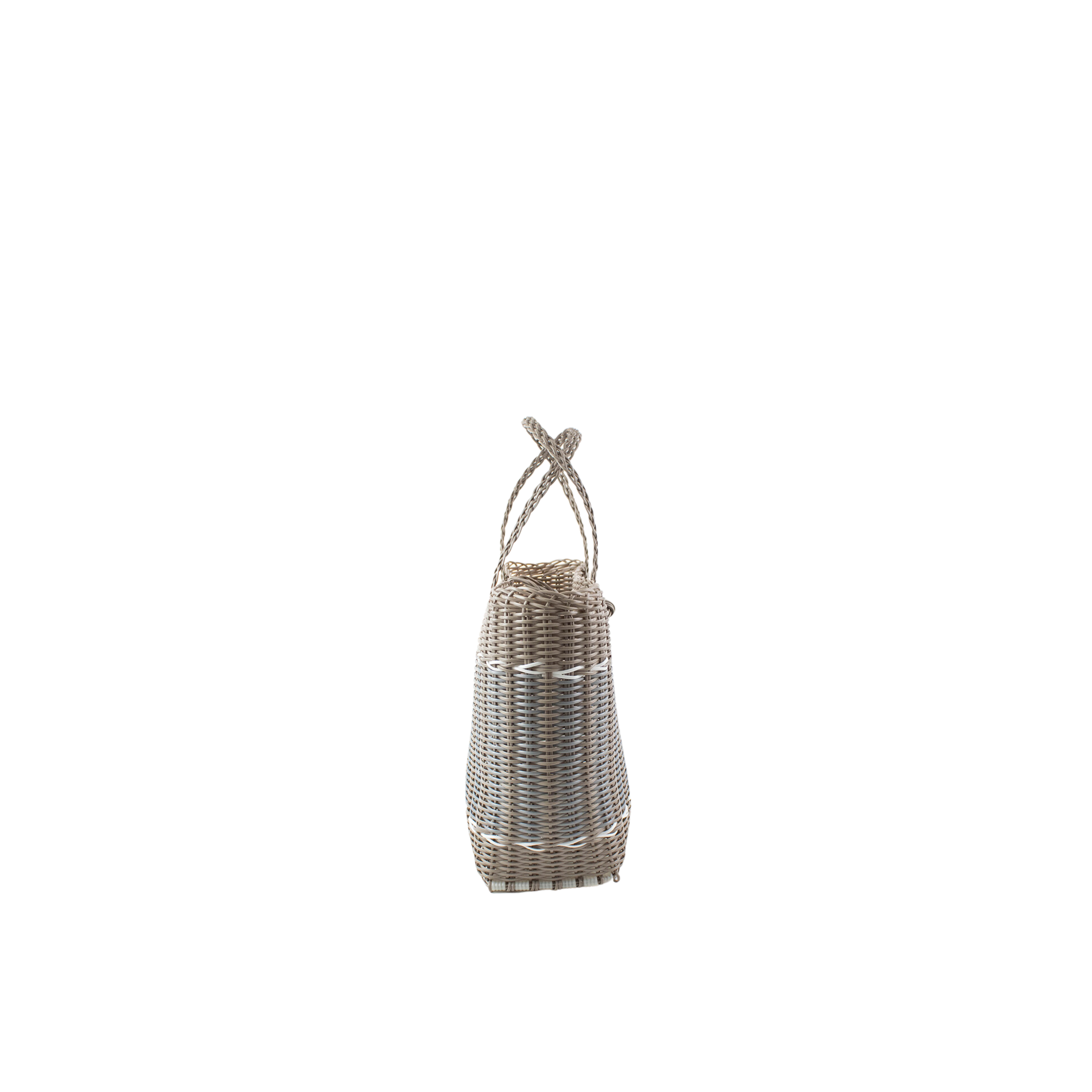 Extra Small, Guadalupe - Putty + Silver Tote
