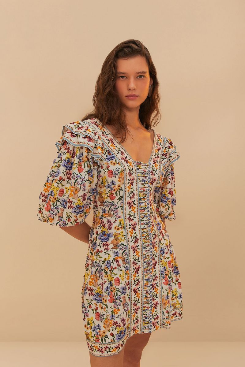 Green Garden Mini Dress