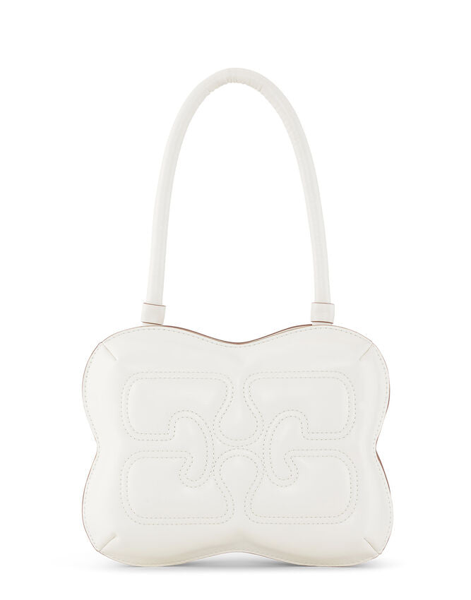 Ganni - Egret Butterfly Top Handle Handbag