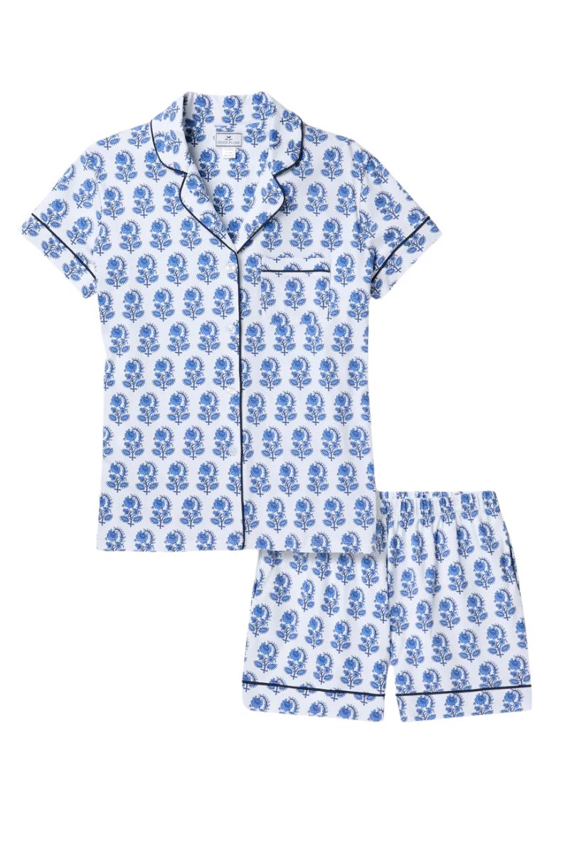 Pima Short Sleeve Pajama Short Set