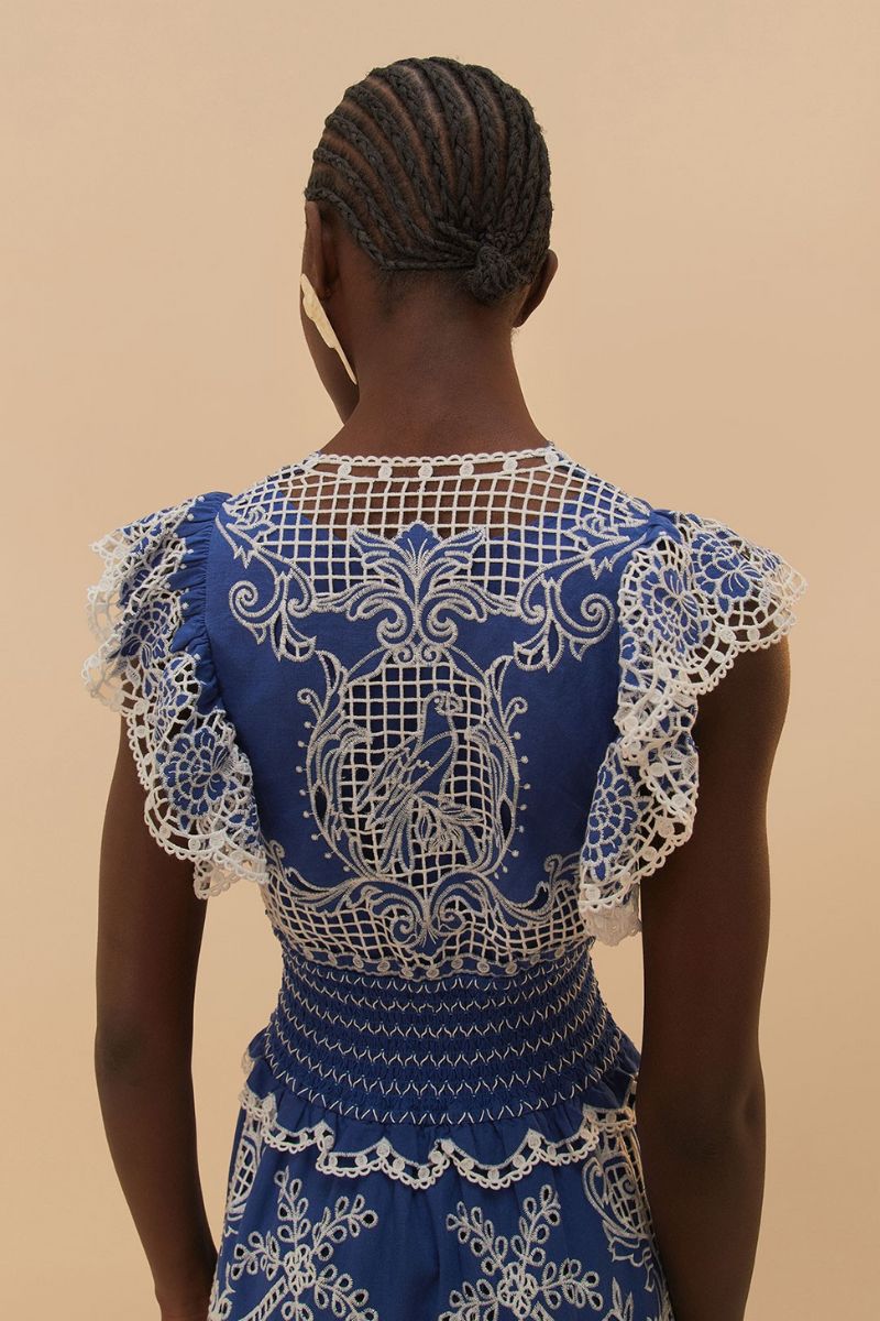 Romantic Richelieu Maxi Dress