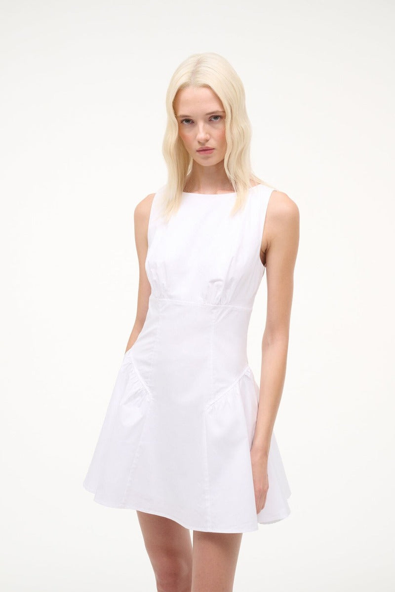 staud mini dress STAUD, Gwen Mini Dress in White, Size 2