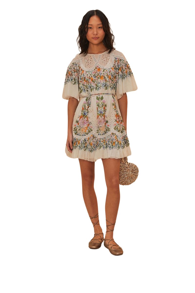 Sweet Bloom Bouquet Mini Dress