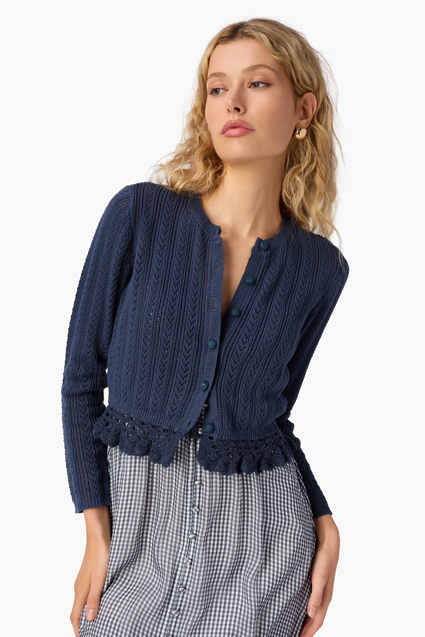Lilibeth Pointelle Cardigan