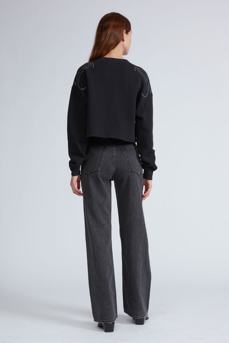Vintage Terry Studded Pullover