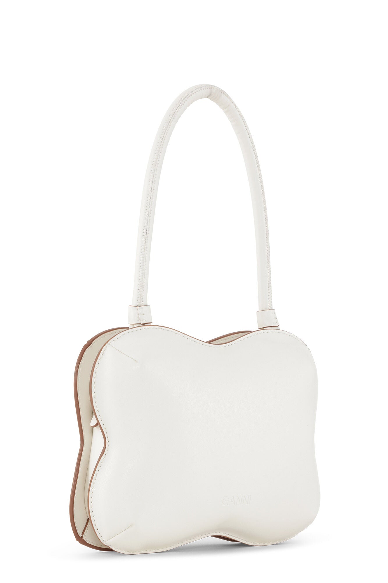 Ganni - Egret Butterfly Top Handle Handbag