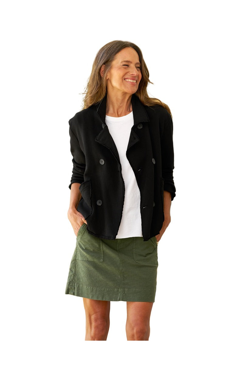 Cropped Sweatshirt Peacoat