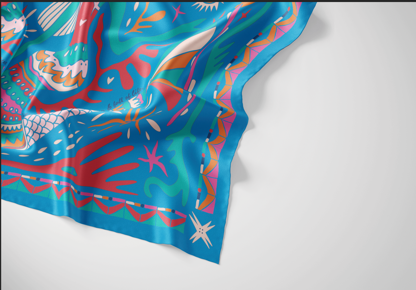 The Sirena Silk Scarf
