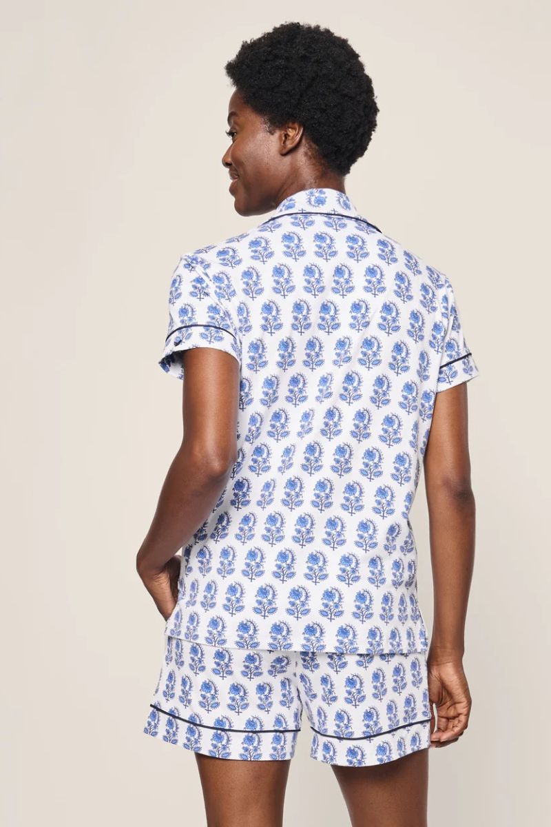 Pima Short Sleeve Pajama Short Set