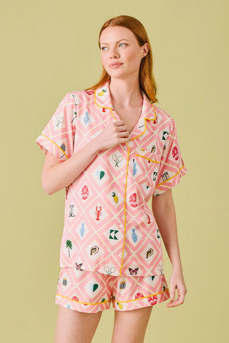 Story Pajama Shorts Set