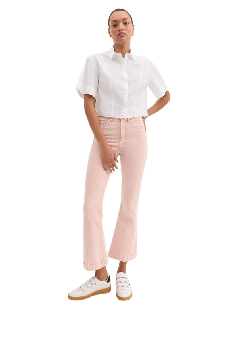 Carson Kick-Flare High-Rise Jean