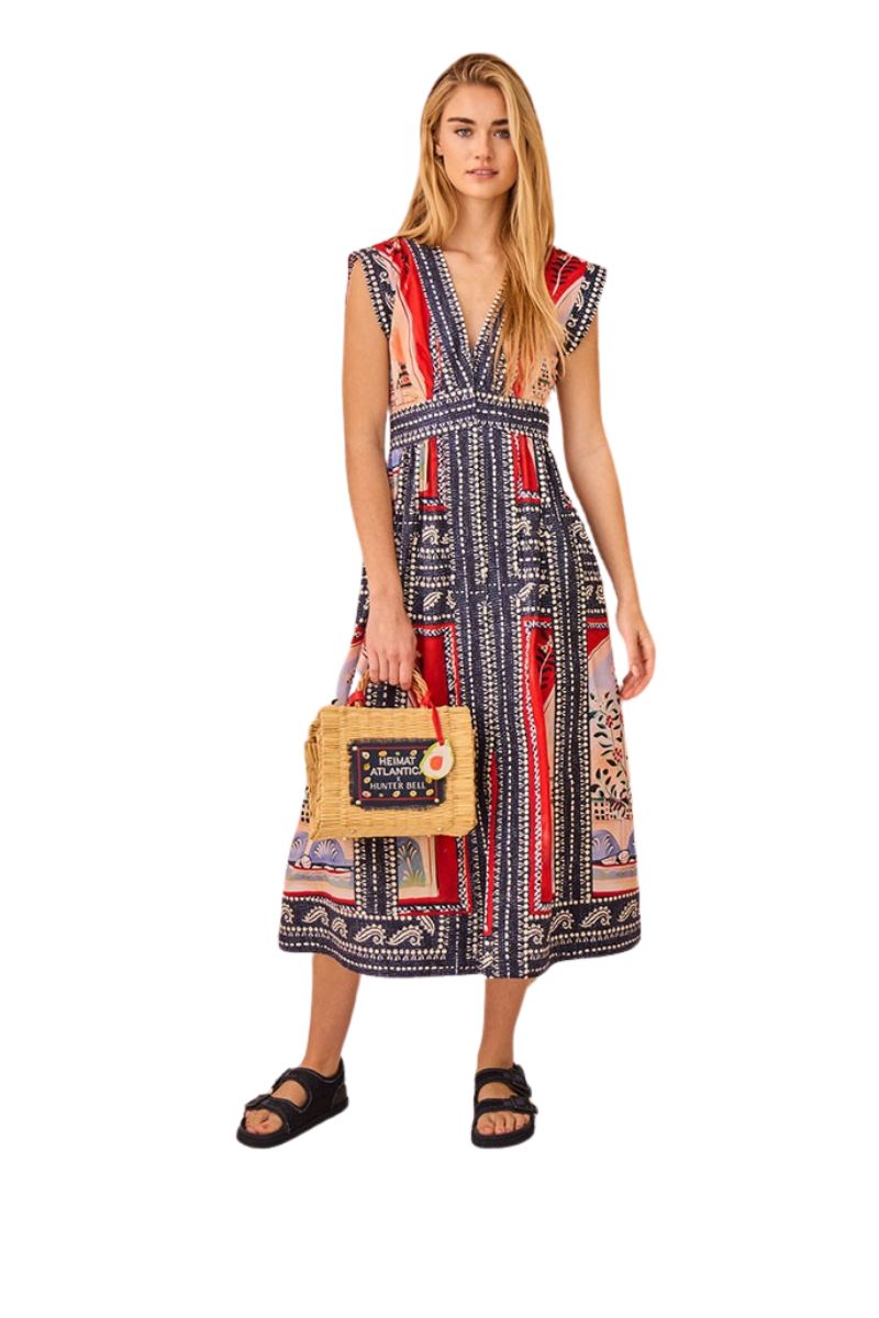 hunter bell april dress orange grove April Dress