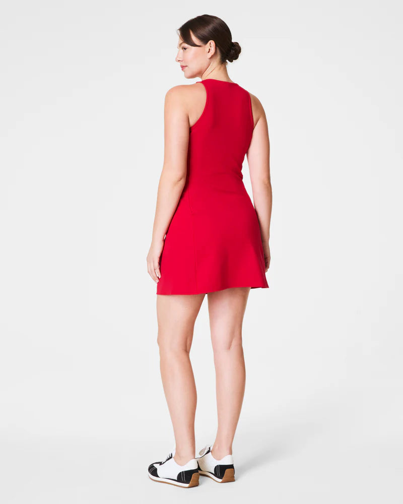 Get Moving Zip Front Dress