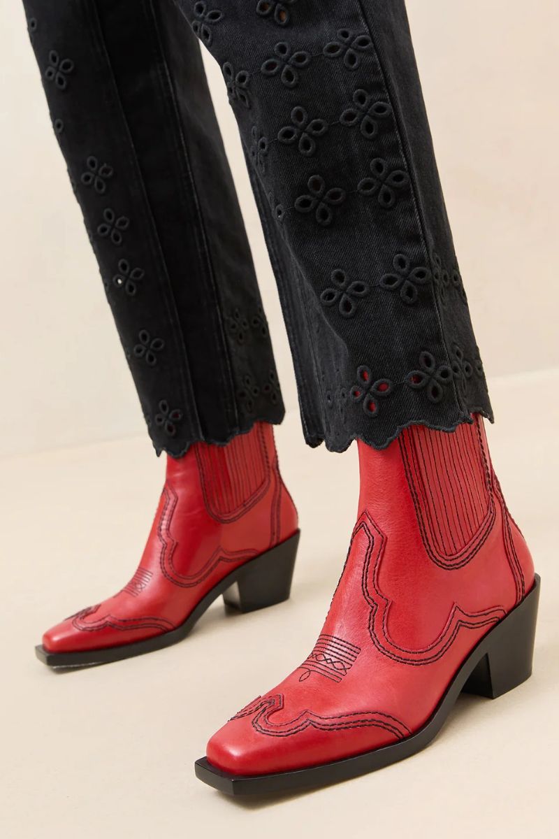 Agnes Western Bootie