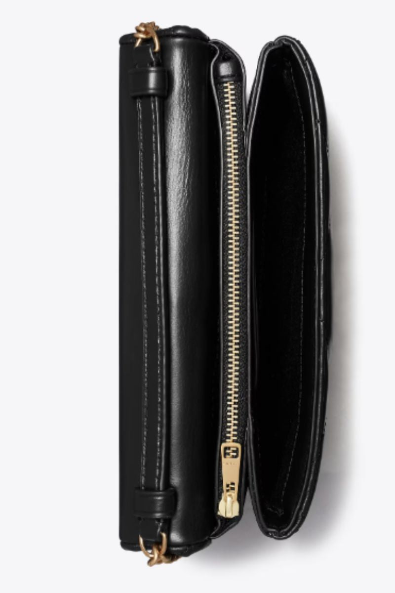 Kira Diamond Quilt Chain Wallet