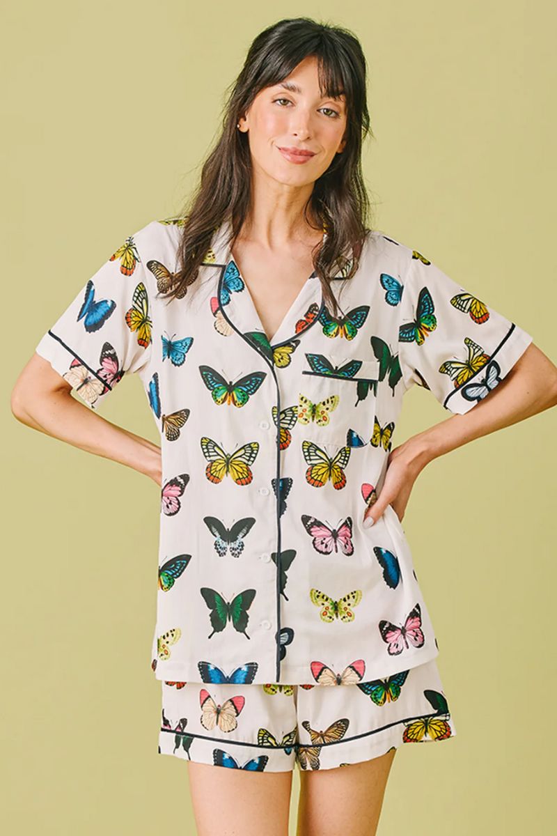 Mariposa Pajama Shorts Set
