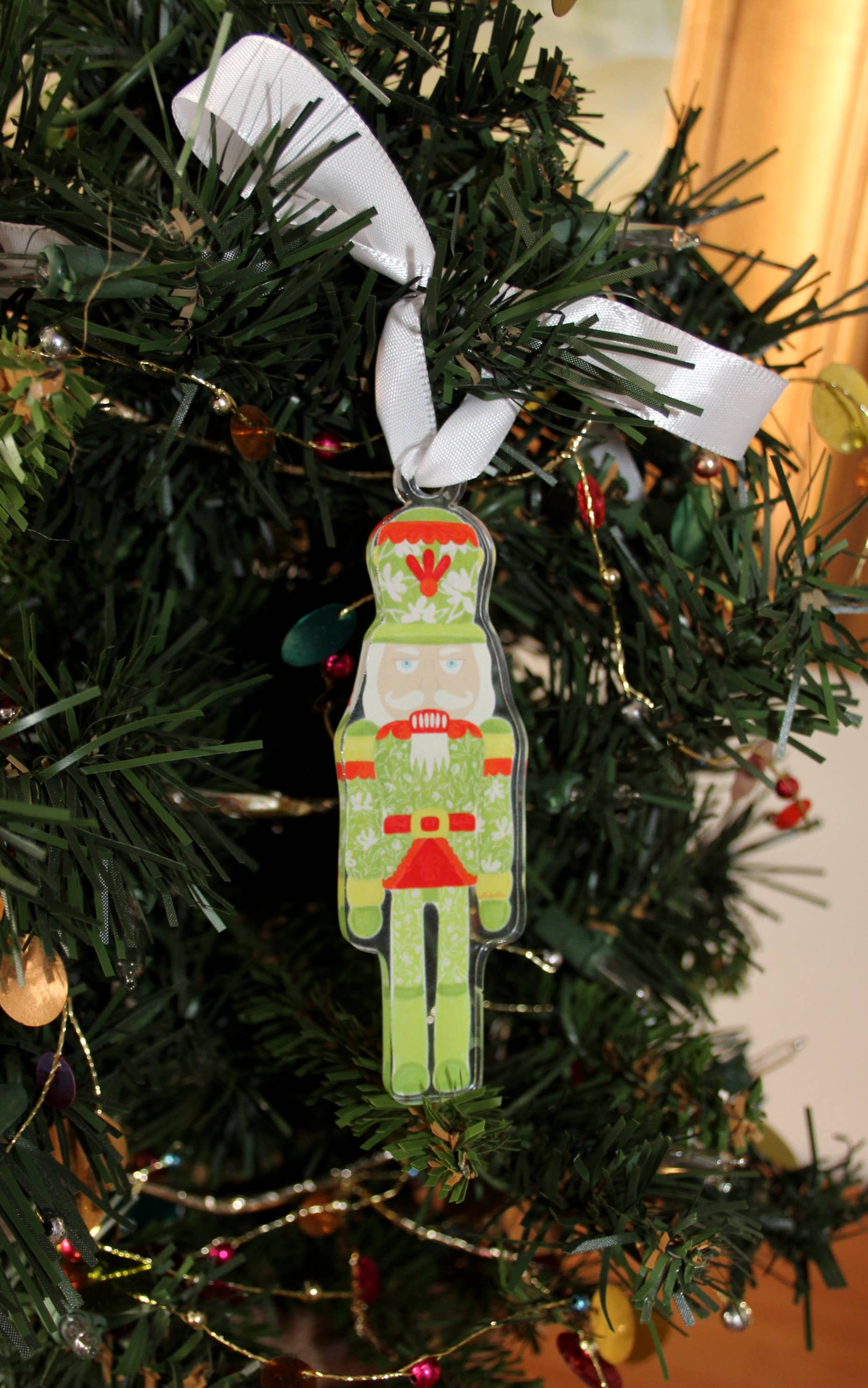 Green Nutcracker Ornament