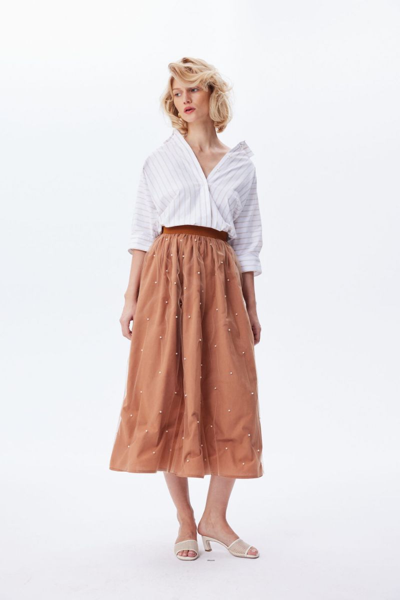 Echo Back Button Down Dolman Shirt