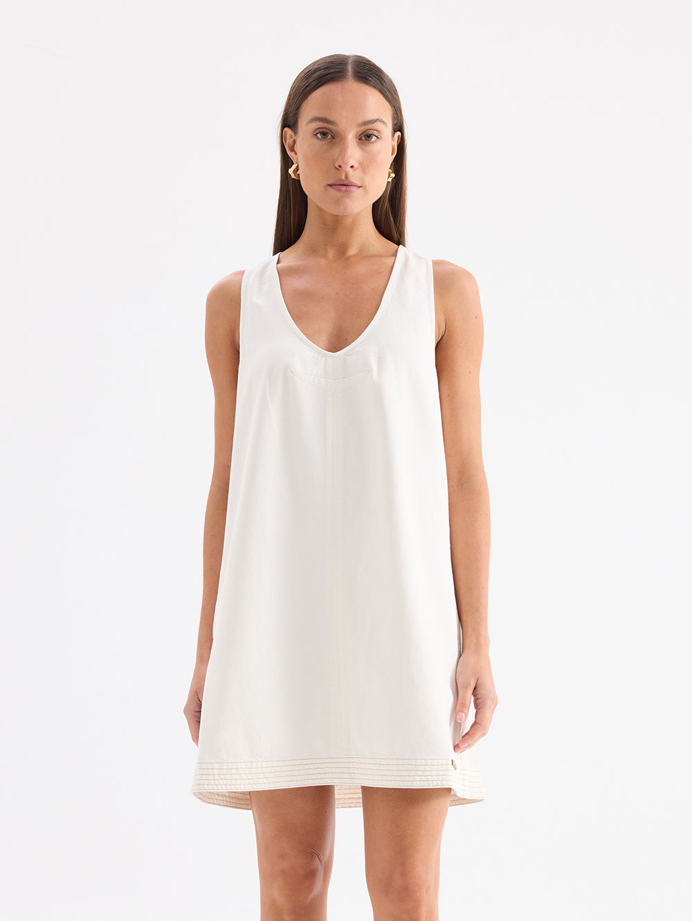 Malo Denim Mini Dress