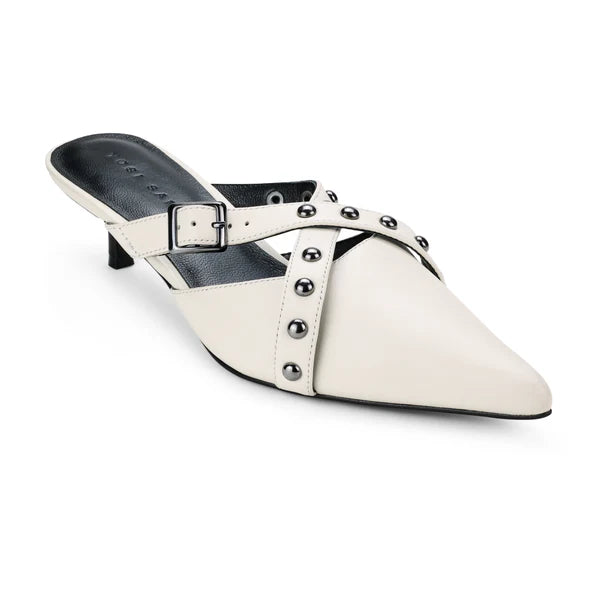 Alexis Kitten Heel Leather