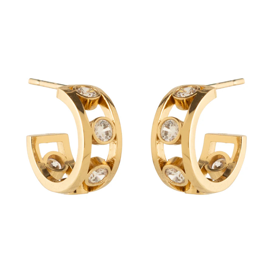 Crystal Hoops Gift Set