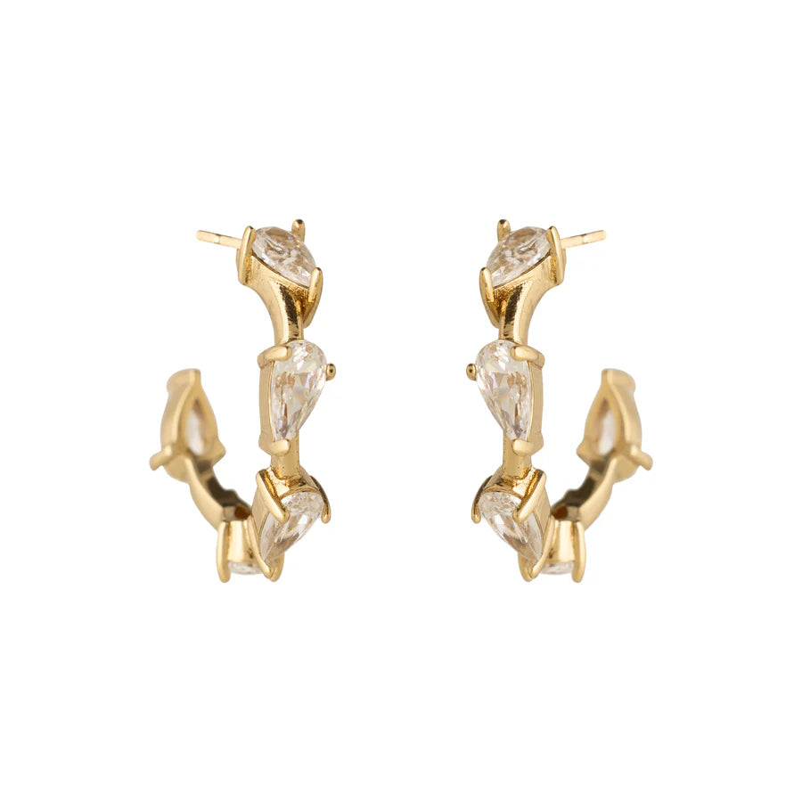 Crystal Hoops Gift Set