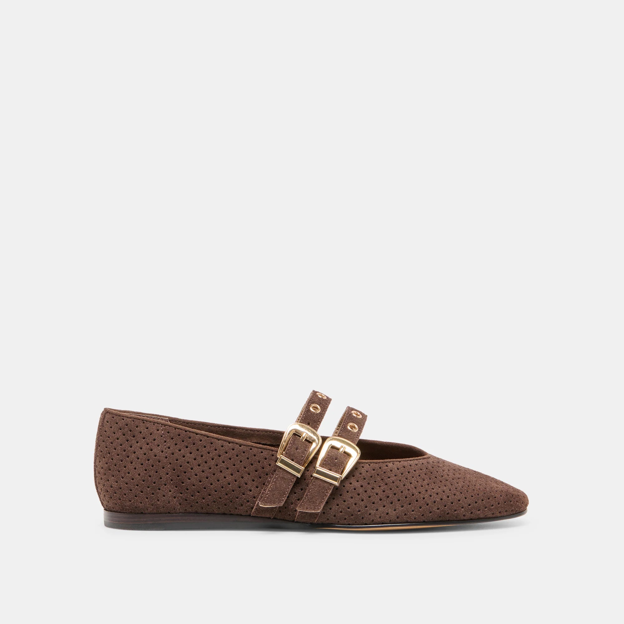 Baylee Grommet Perforated Suede
