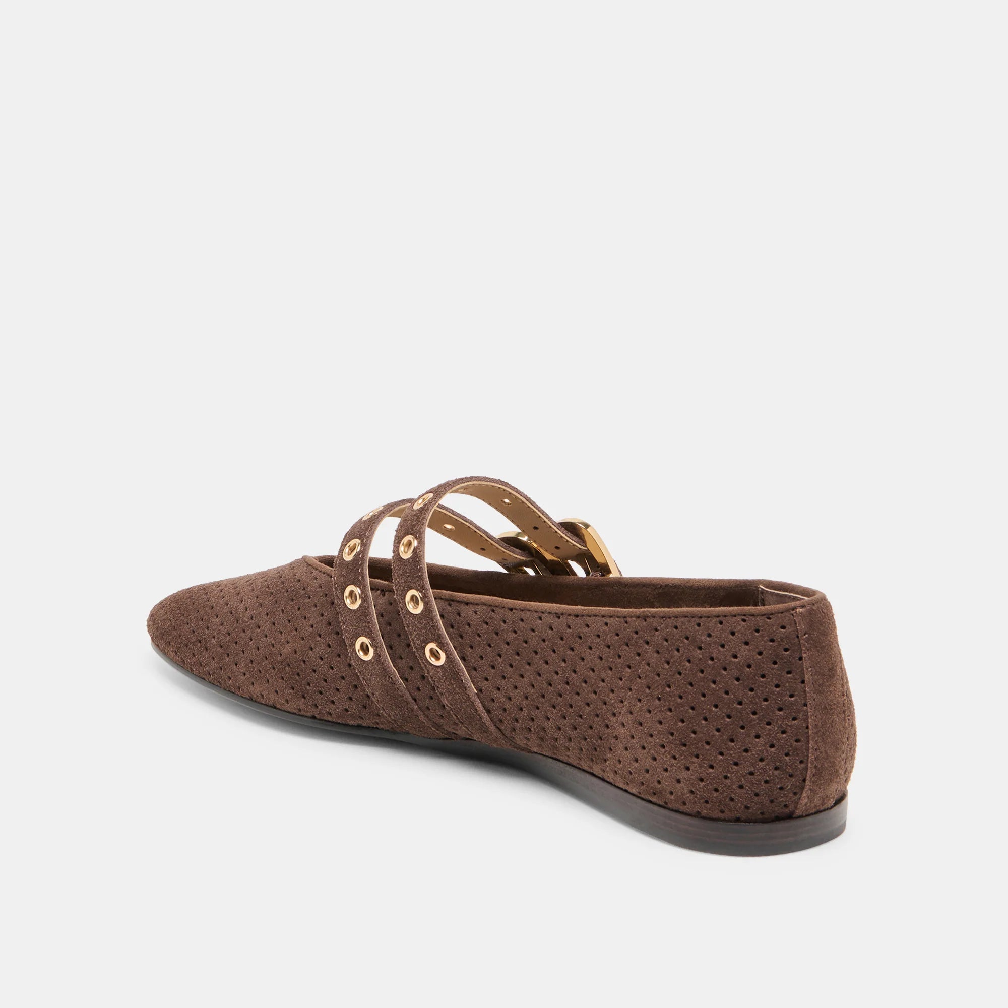 Baylee Grommet Perforated Suede
