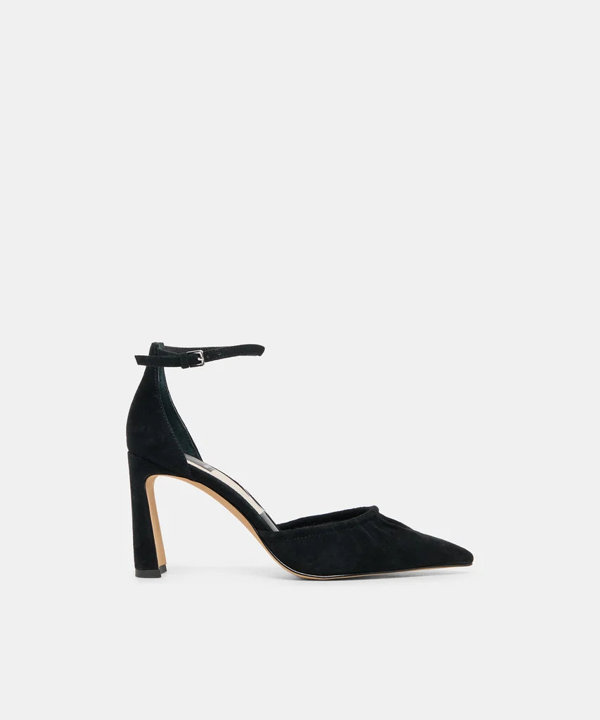 Kylo Heel in Onyx Suede