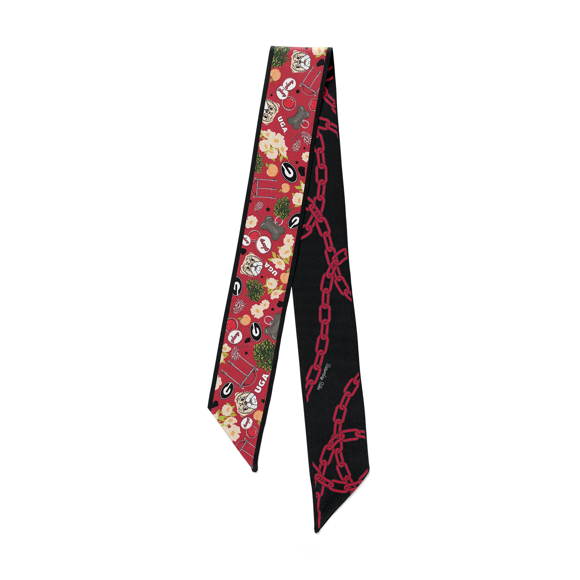 Georgia Bulldogs Twilly Scarf