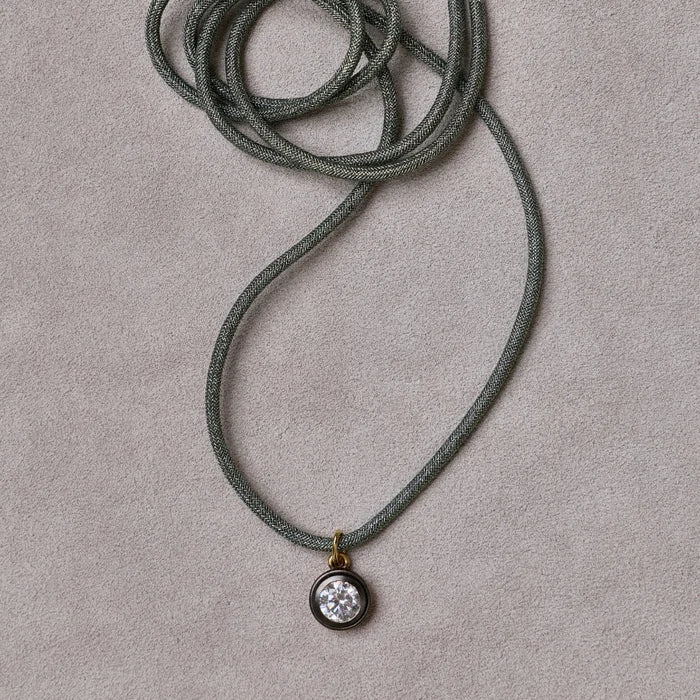 Green Lurex Necklace Cord