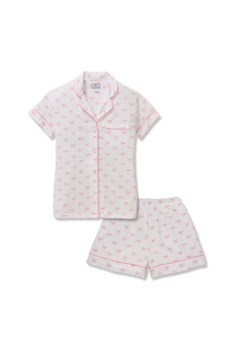 Pima Short Sleeve Pajama Short Set