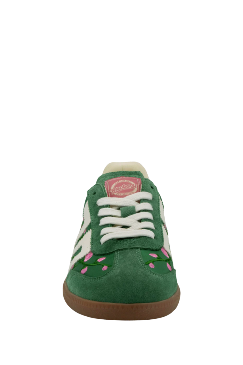 Back 70 Streetwear Ghost C26 in Floral Green Sneakers