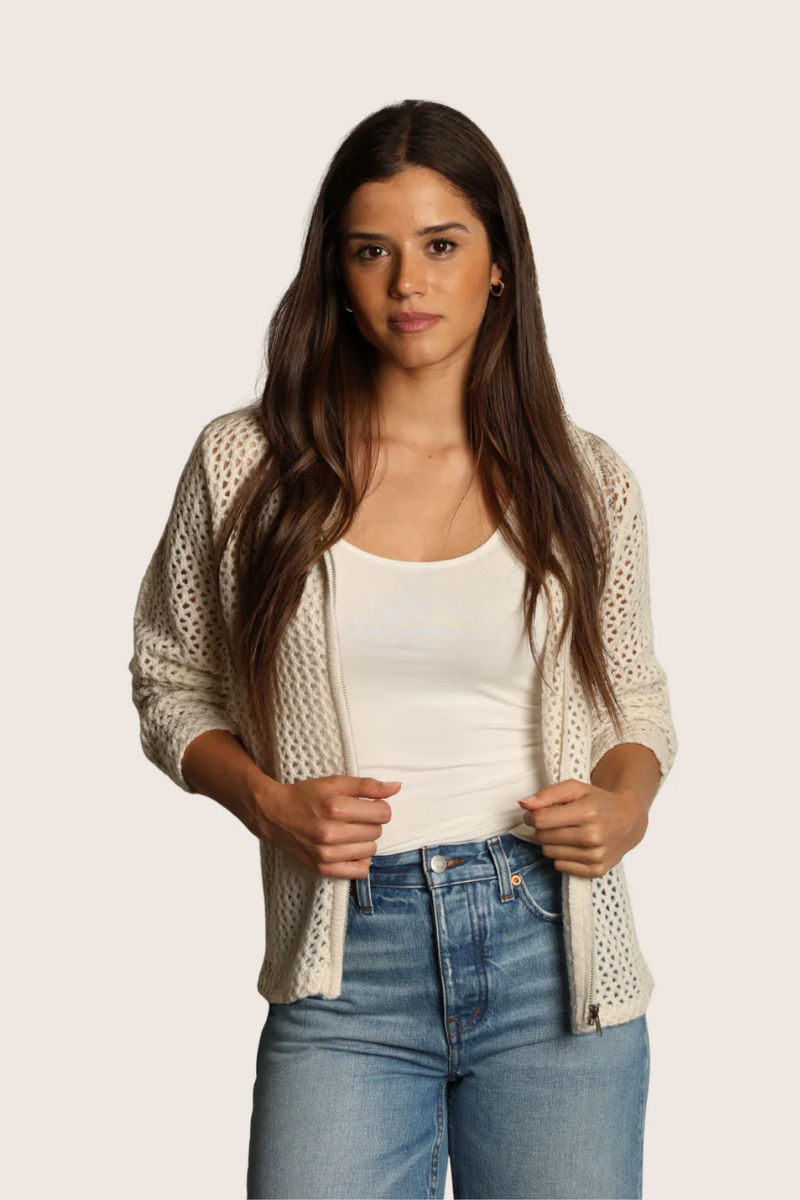 Whitney Pointelle Sweater