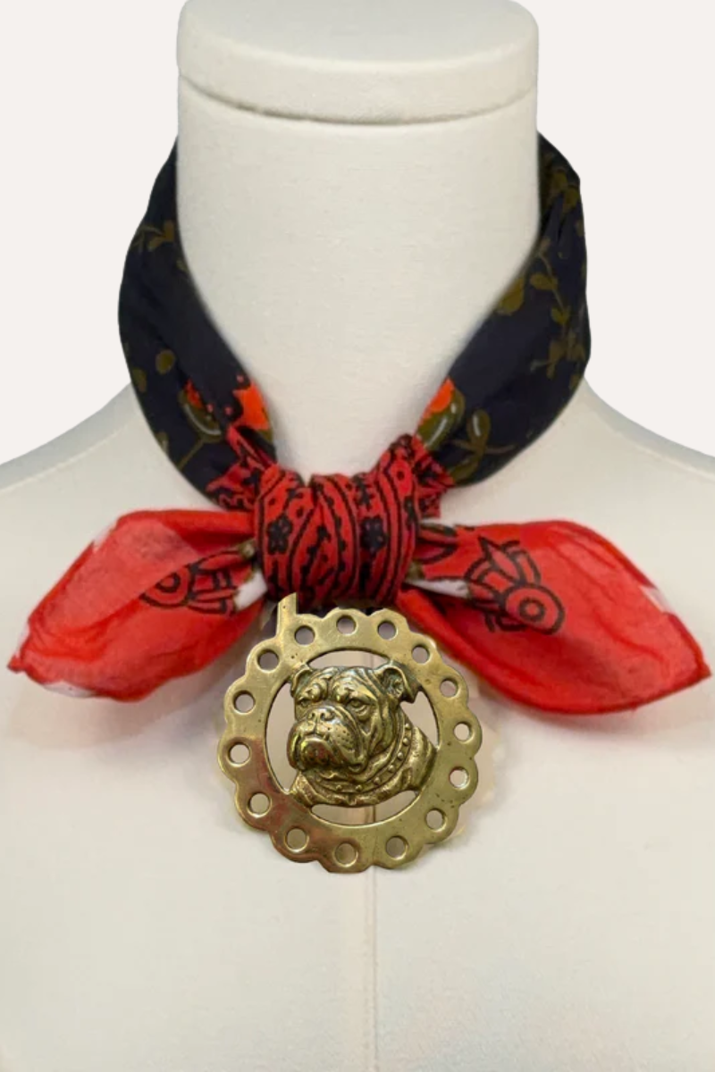 Bulldog Brass Medallion
