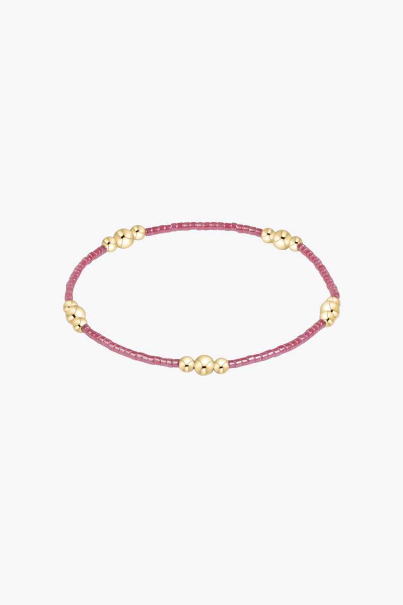Hope Purpose Gold Bracelet - Pink Champagne