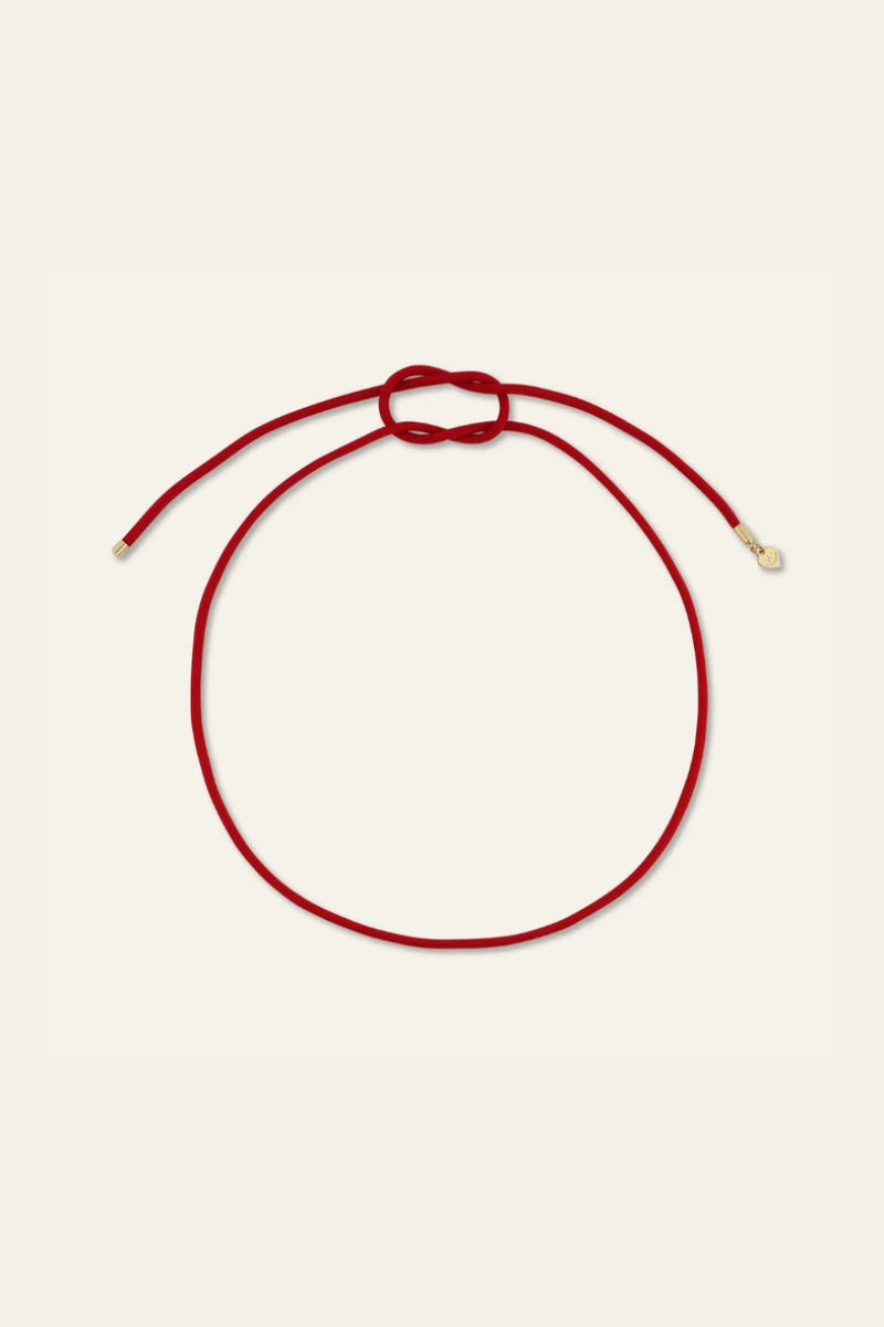 Hart Red Cord Necklace