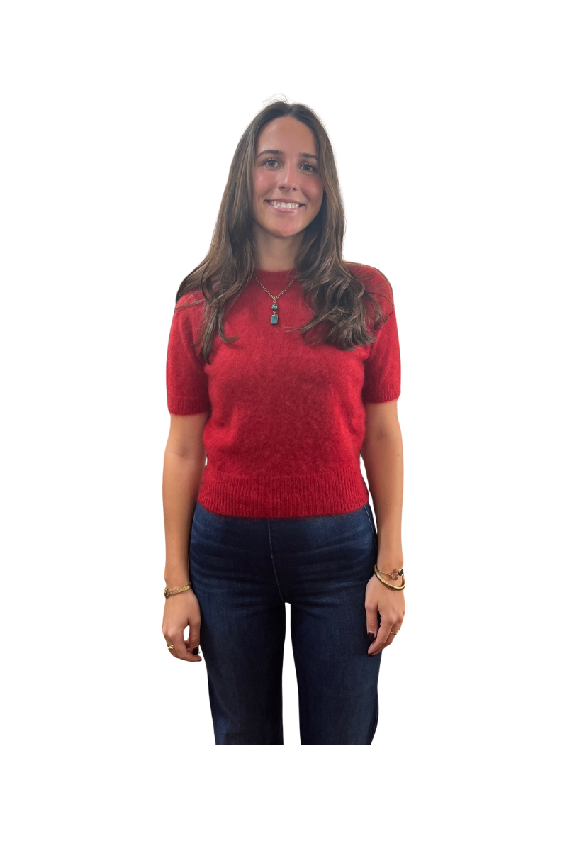 Brushed Cashmere Tee