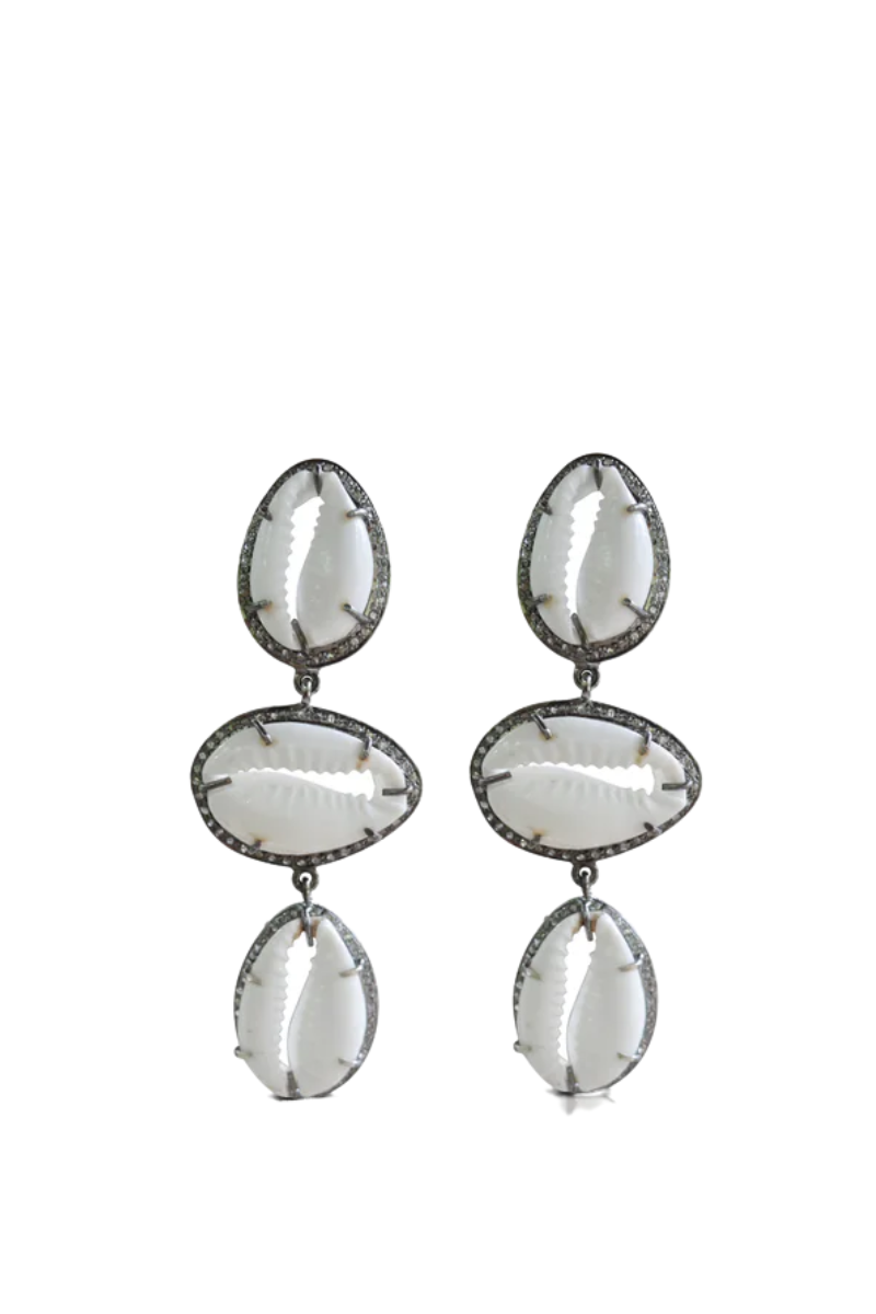 Cowrie Drop Earrings