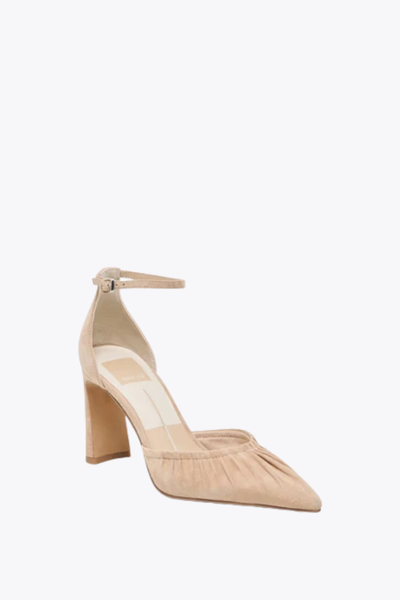 Kylo Heel in Camel Suede