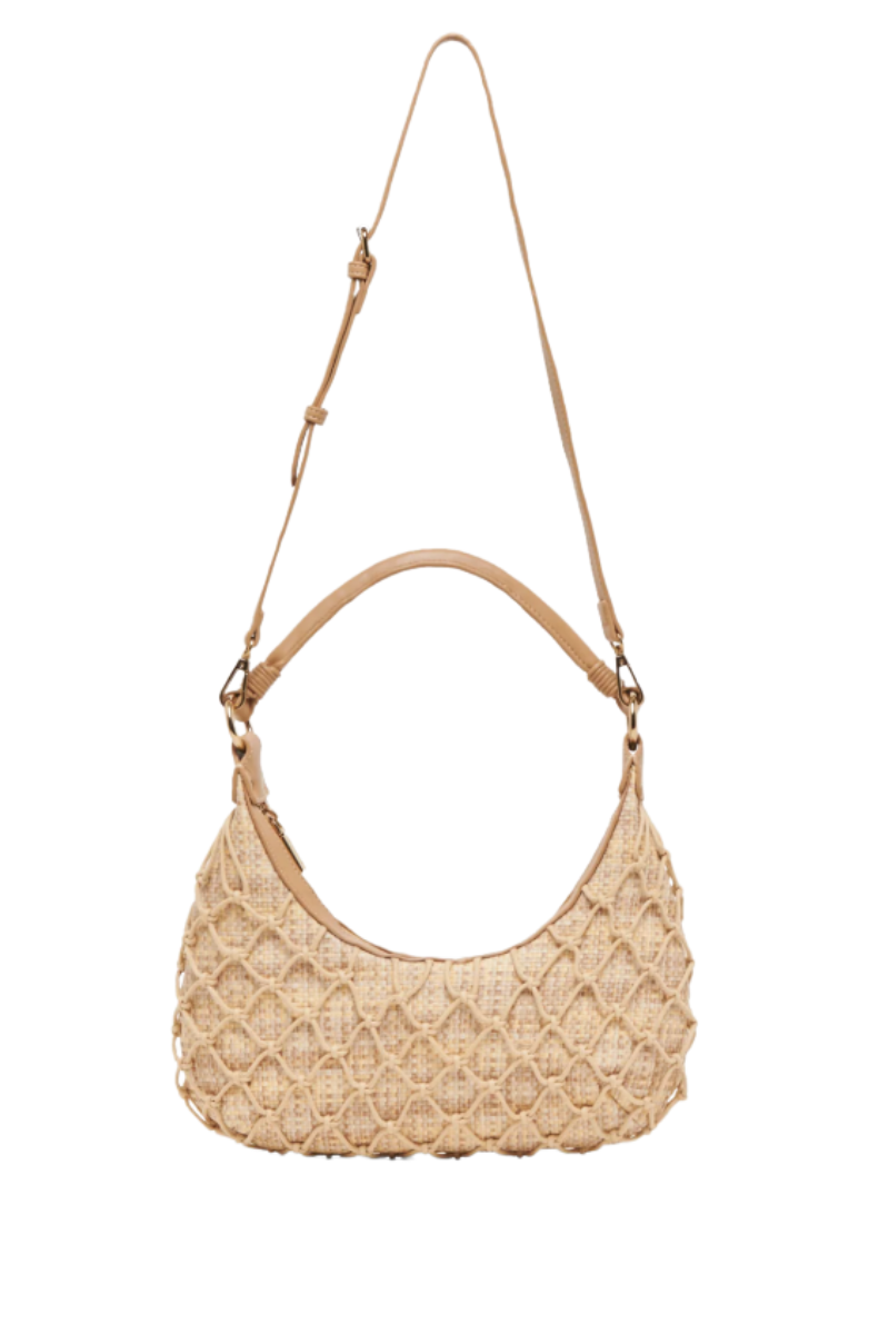 Positano Shoulder Bag Natural Raffia